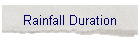 Rainfall Duration